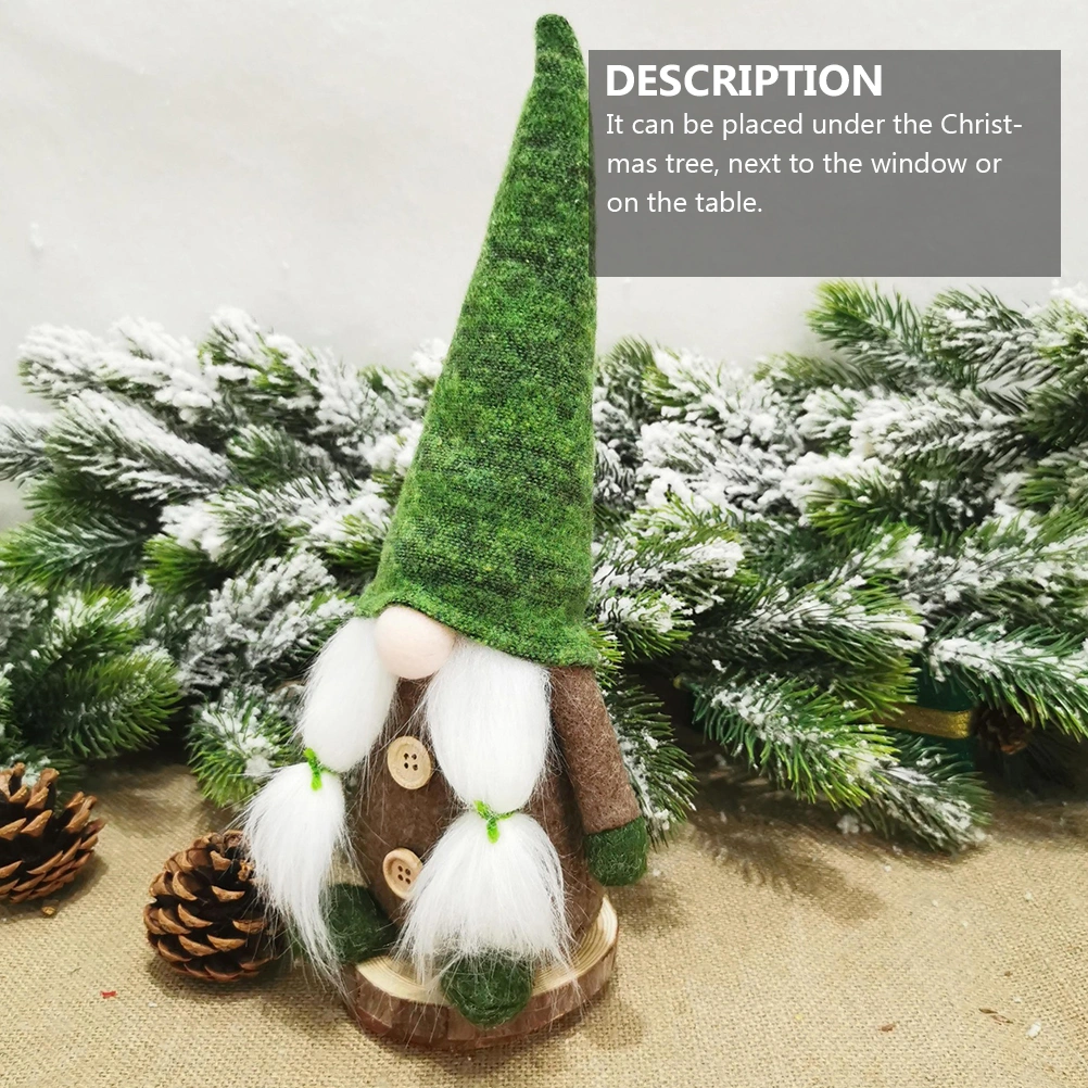 1Pc Christmas Decor Santa Claus Desktop Decor Santa Ornament