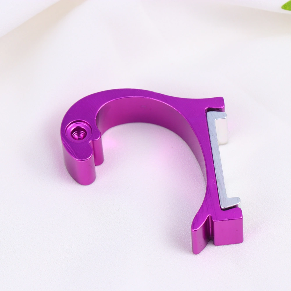 2Pcs Colorful Clothes Hooks Creative Hooks Behind Doors Single Robe Hook Dolphins Hook for Bathing Room Kitchen Bedroom (Purple)