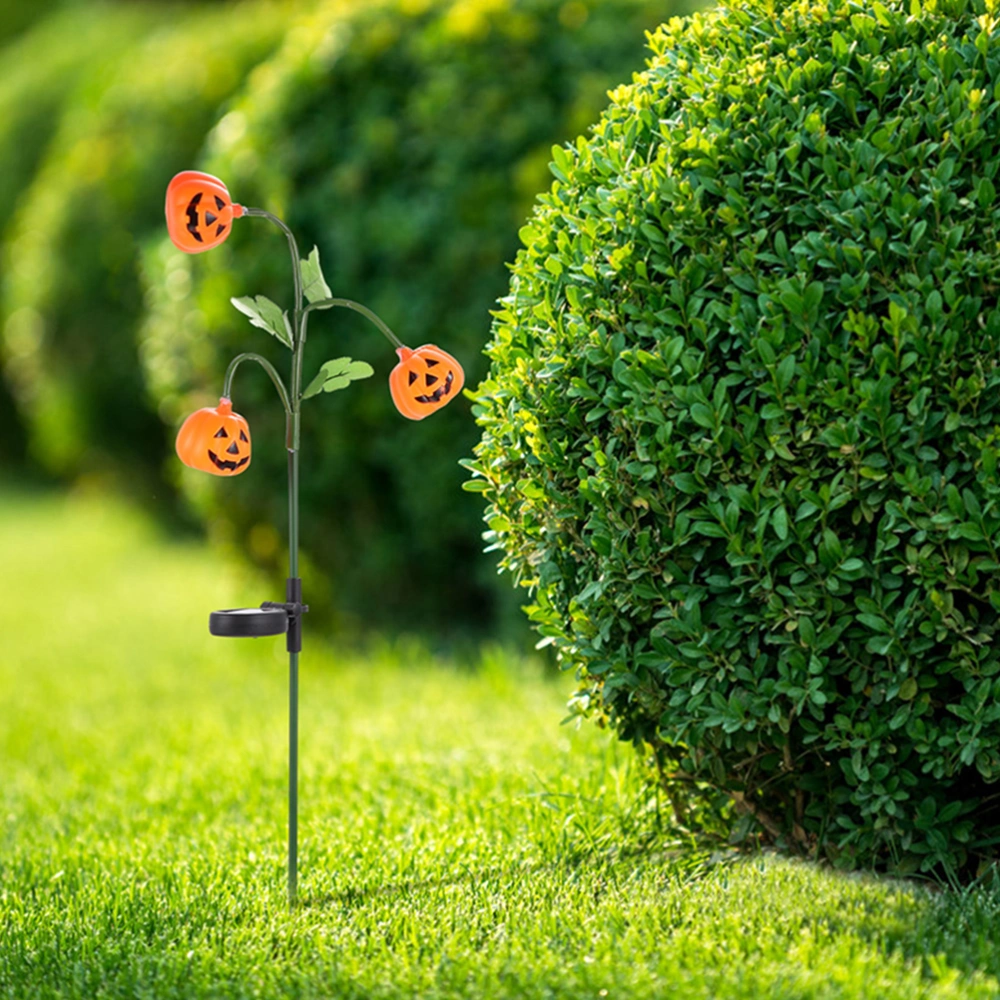 Solar Halloween Light Outdoor LED Solar Powered Pumpkin Light Yard Decoration