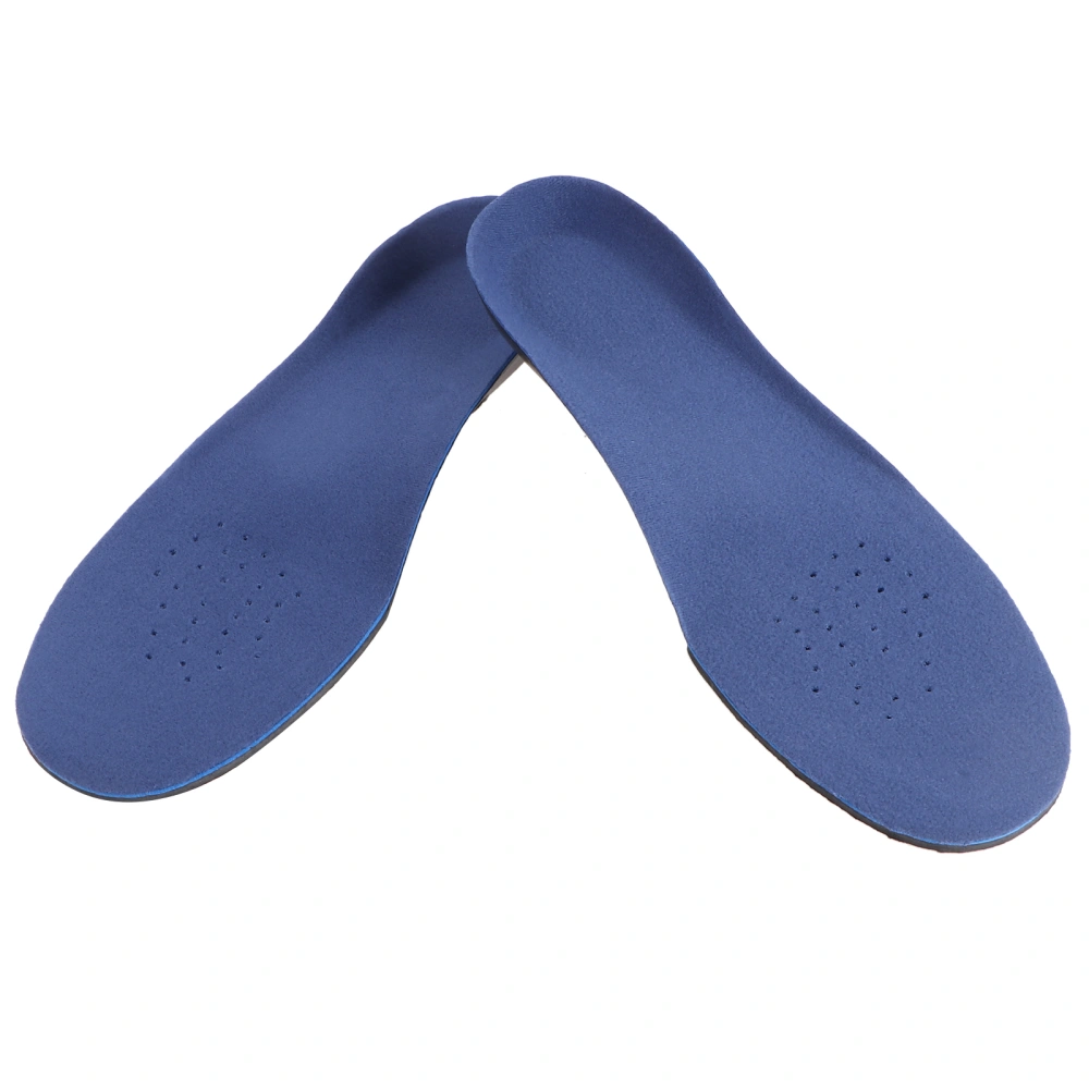 Shoe Inserts Orthotic Insoles Absorbing Feet Pad Flat Foot Cushioning for Men and Women - Size XS(Dark Blue)