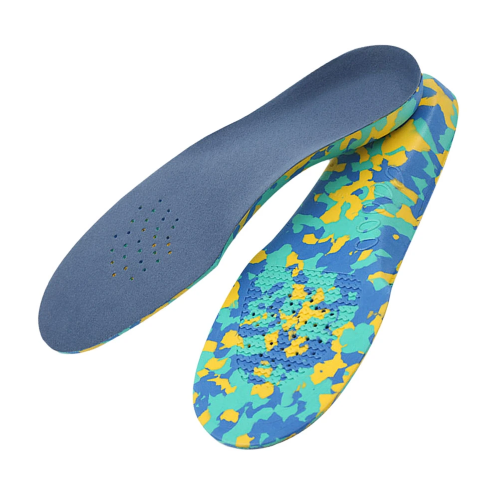 1 Pair of Flatfoot Orthotics Insoles Camouflage Arch Support Insoles for Kids Children - Size 23-25