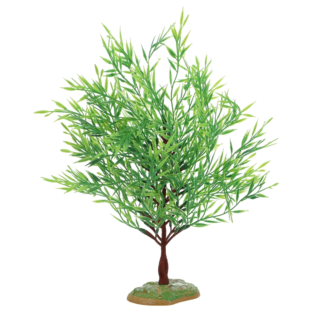 Sand Table Accessory Micro Landscaping Tree Shape Decor Willow Tree Model