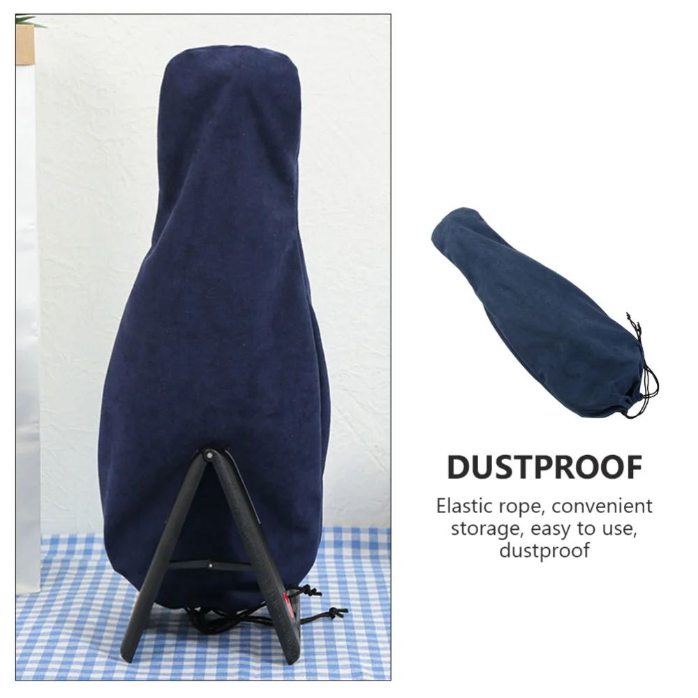 1Pc Violin Anti-dust Cover Violin Protector Suede Fabric Violin Supply (Dark Blue)