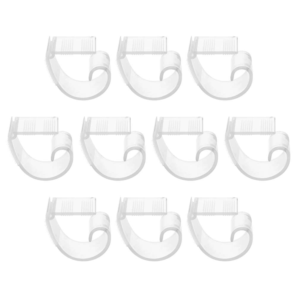 10Pcs Table Cloth Fixing Clips Transparent Table Cover Clips Table Cloth Clamps