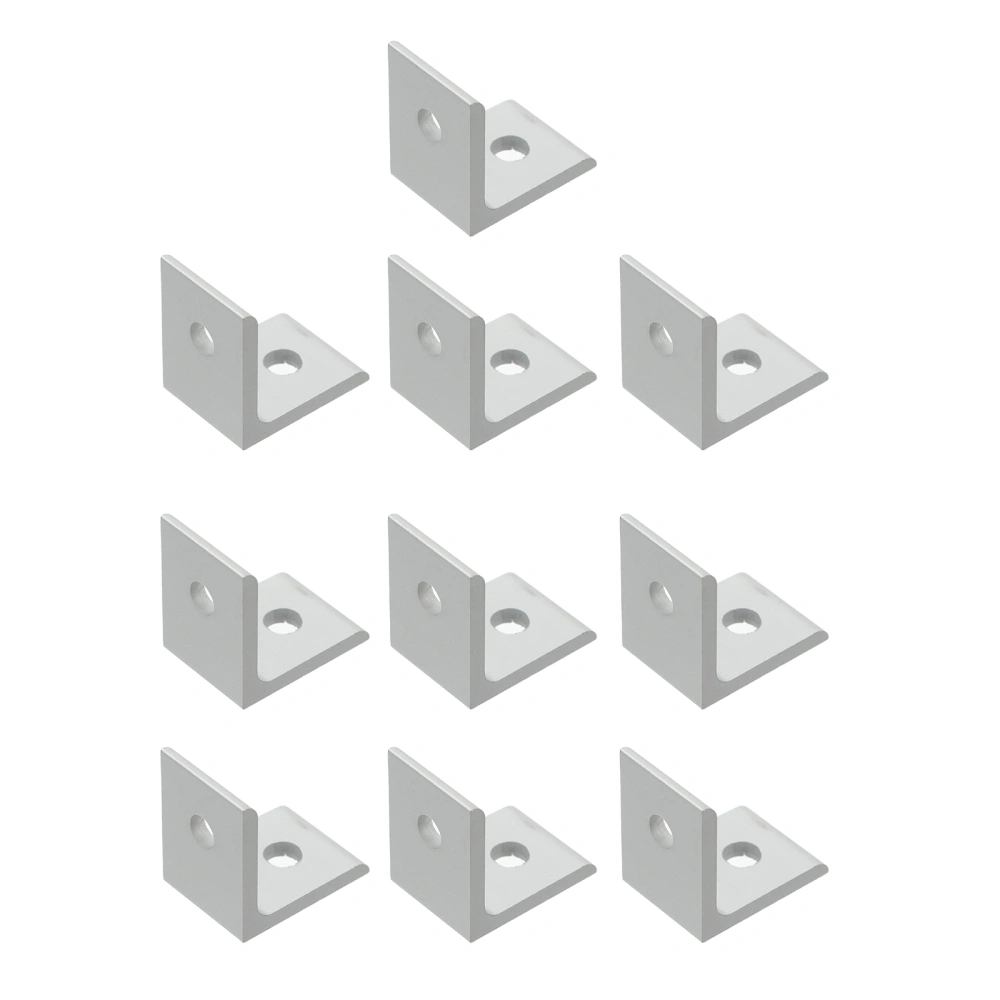 10pcs L Shape Connector Corner Angle Bracket Connection Joint Aluminum Profile