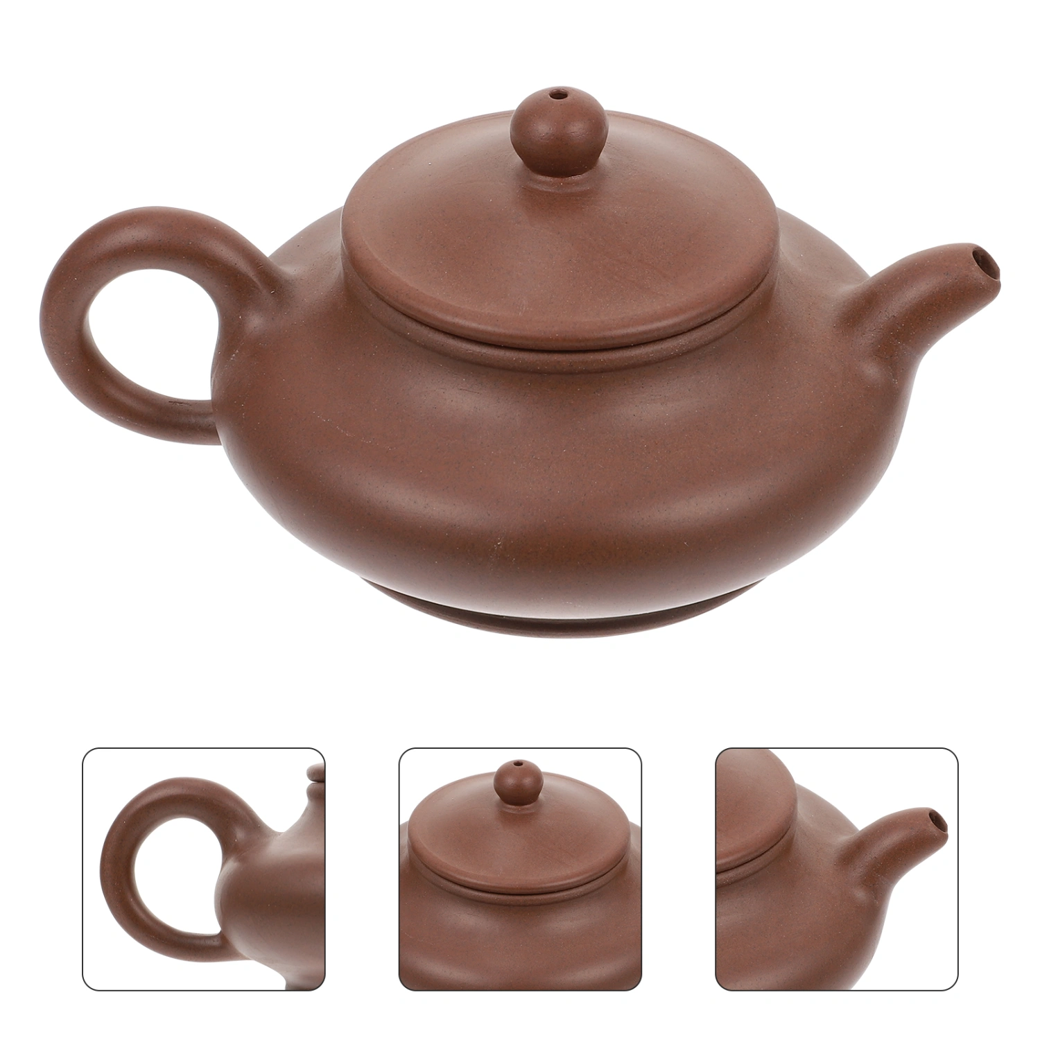 1Pc Household Water Kettle Practical Kettle Teapot Tea House Purple Sands Kettle (Brown)