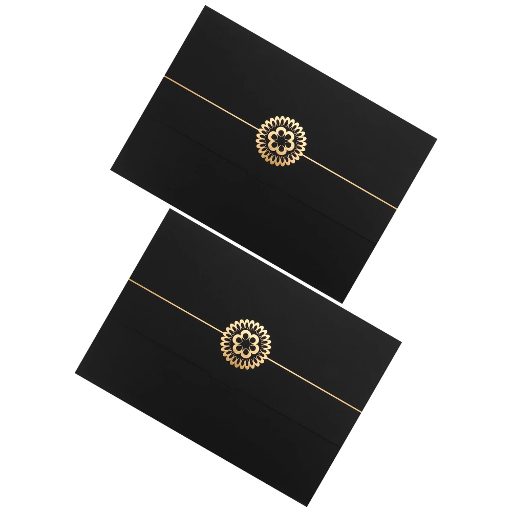 2pcs Certificate Envelope Type Holder Document Covers Certificate Holder