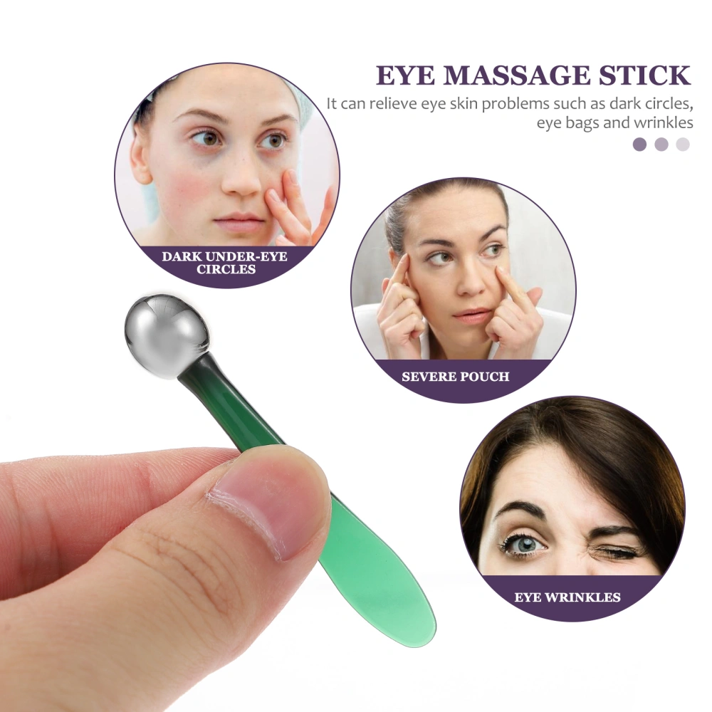 3pcs  Makeup Eye Cream Scoop Cosmetic Eye Cream Massage Stick Beauty Spoon