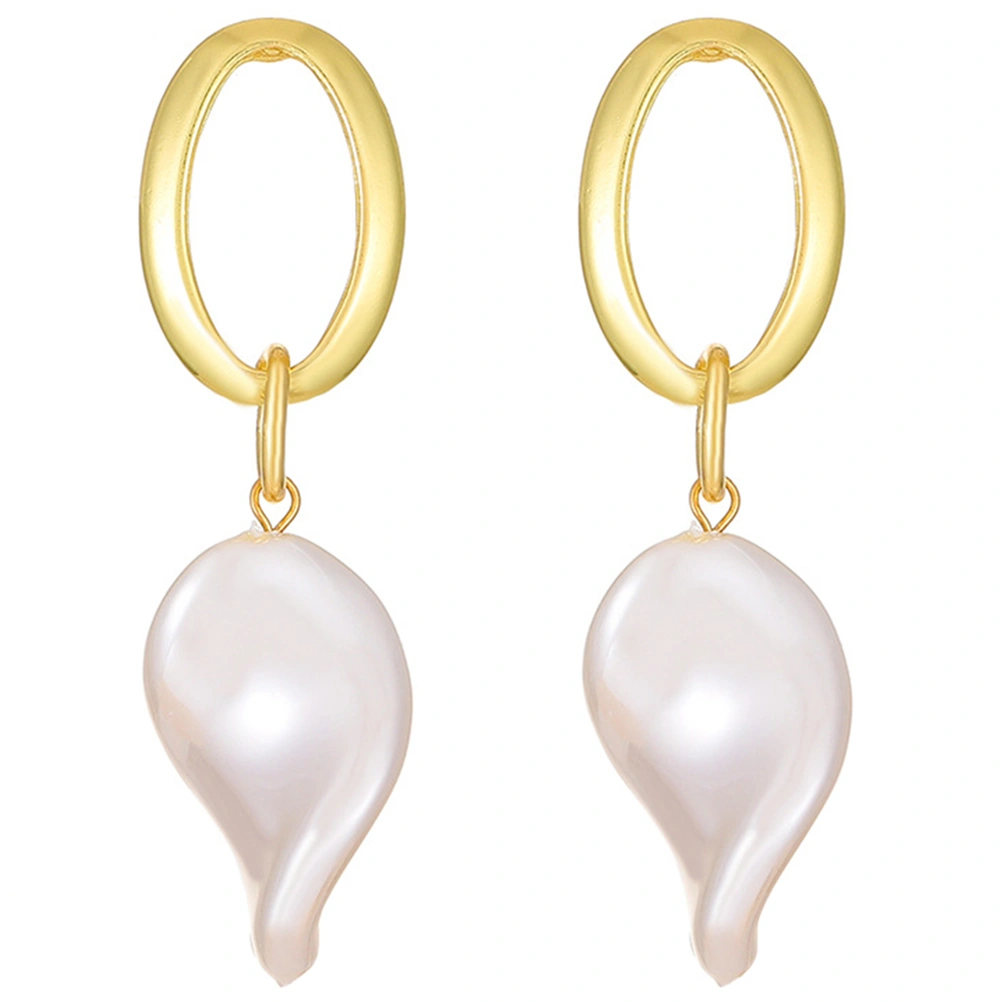 1 Pair Pearl Earrings Dangle Drop Earrings Birthday Wedding Earrings Gift for Women Girls