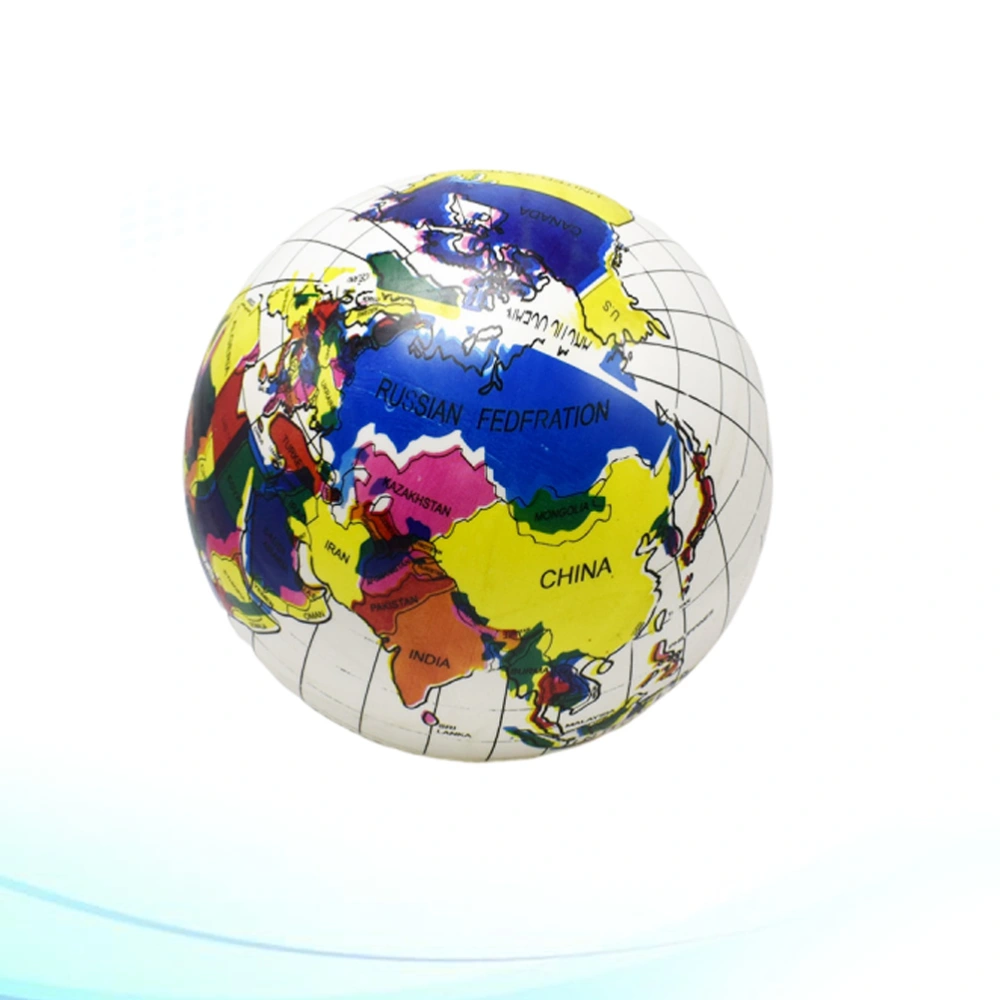 1PC Festive Party Toys Inflatable English Version of the Earth Map Pattern Ball Beach Ball