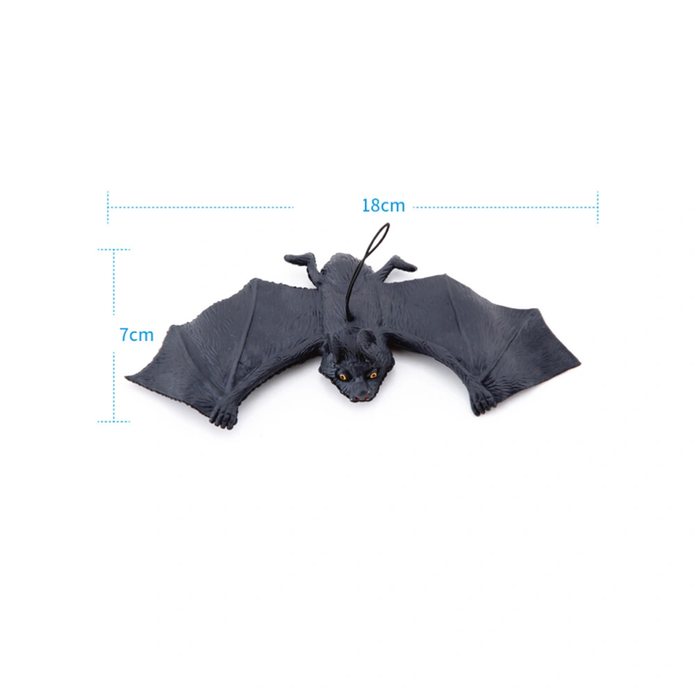 22g Simulated Spooky Big Black Bats Pendant Hanging Bats for Best Halloween Decoration