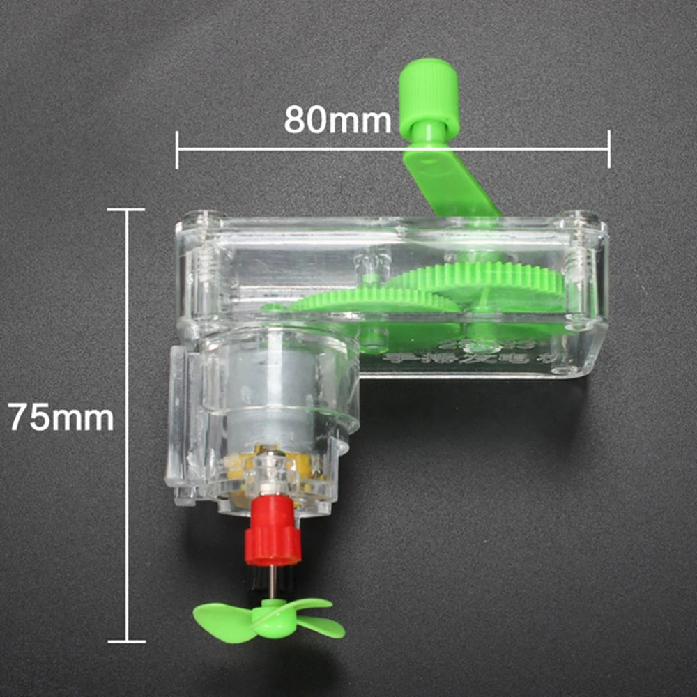 Hand Crank Generator Physical Experiment Student DIY Invention Toy for School