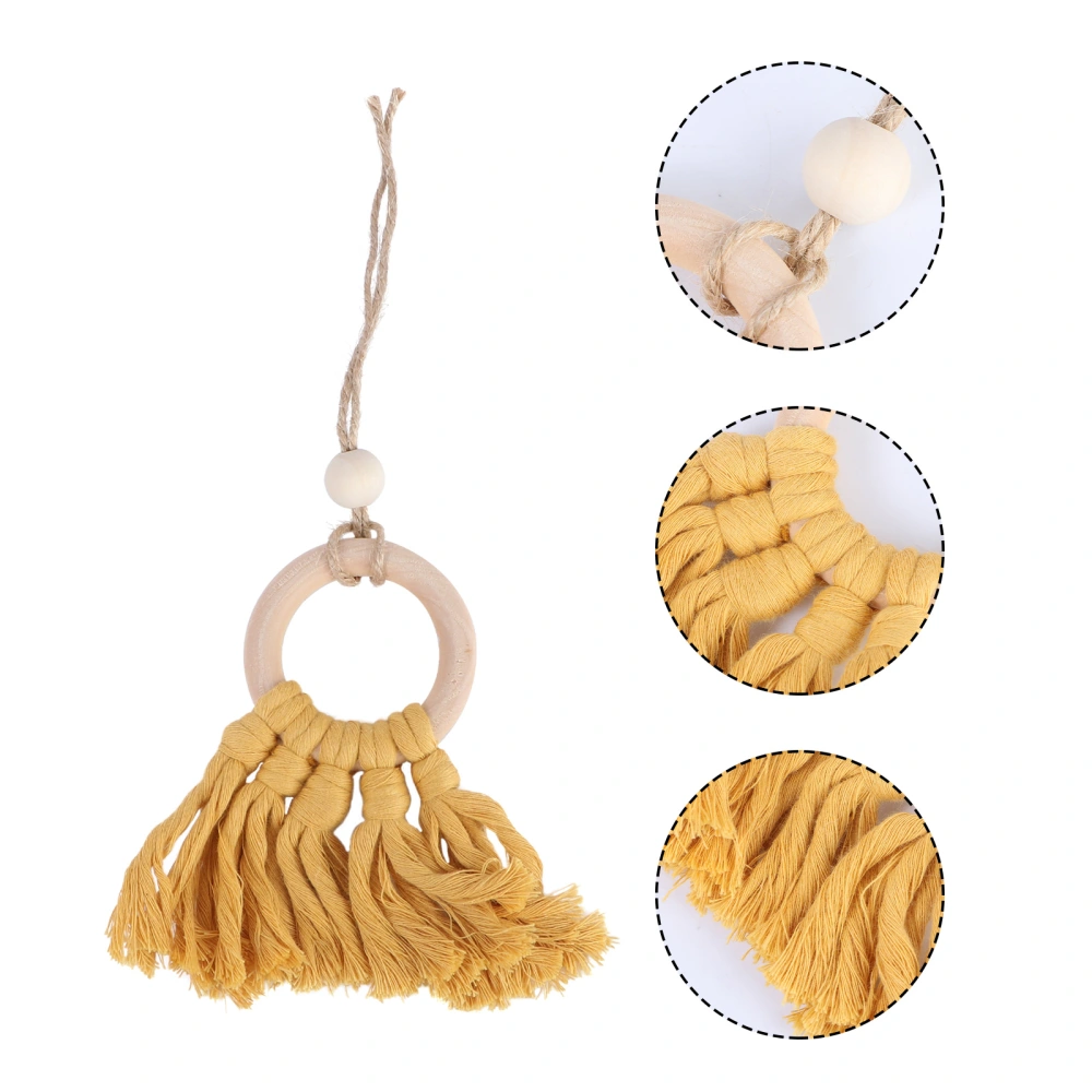 1pc Knitting Craft Hanging Decor Indoor Scene Hanging Decor Scene Small Pendant