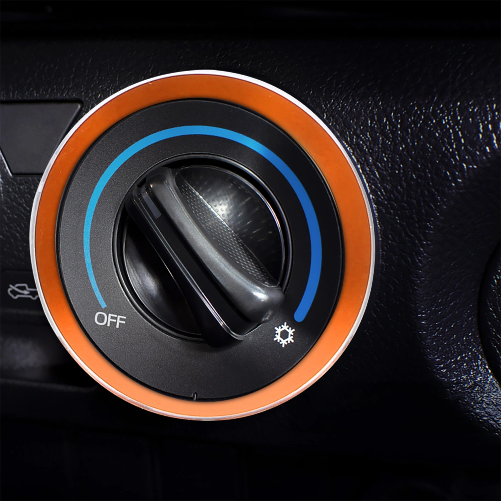 3pcs Air Conditioner Switch Knob Ring Car Interior Decoration Compatible with Forester 2019-2022