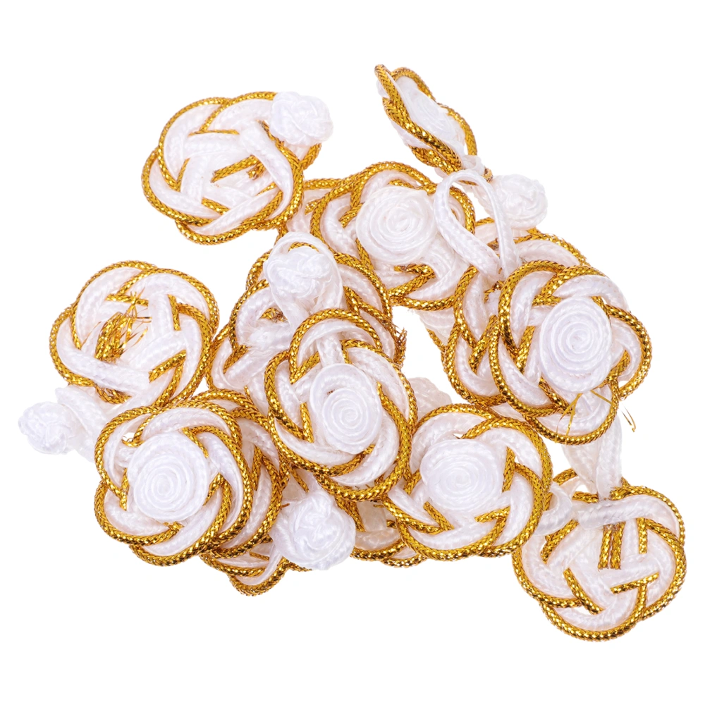 10 Pairs Chinese Knot Closure Buttons Clothing Closure Sewing Buttons Fastener