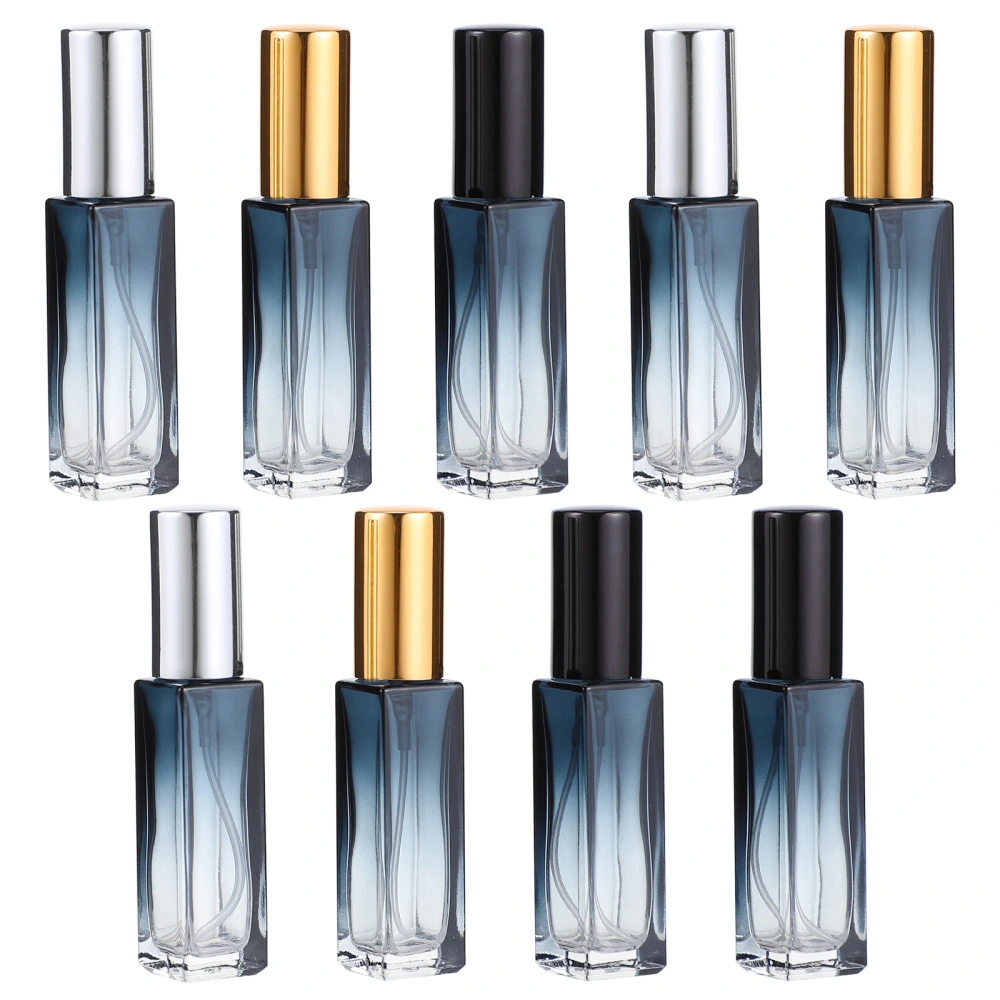 9Pcs Professional Glass Perfume Bottle Fine Mist Atomizer Perfume Sprayer 10ml