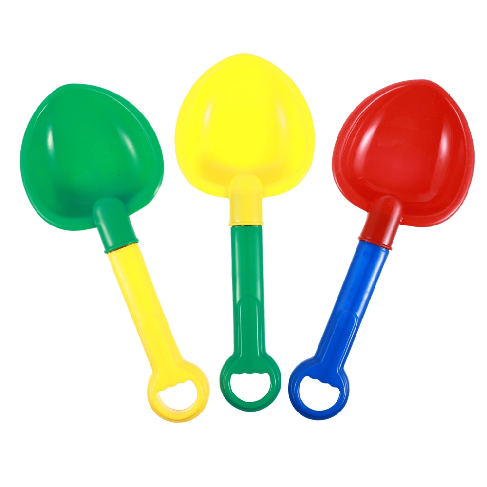 3PCS Kid Plastic Beach Shovel Toy Thickened Digging Sand Shovel Tool Plaything