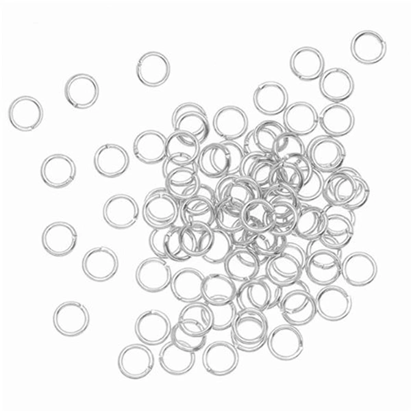 3MM Silver Plated Open Jump Rings DIY Ring (Silver)