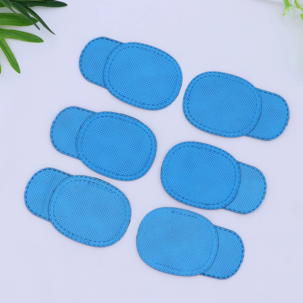 6pcs Amblyopia Eye Patch For Glasses Treat Lazy Eye and Strabismus for Kids Children (Blue)