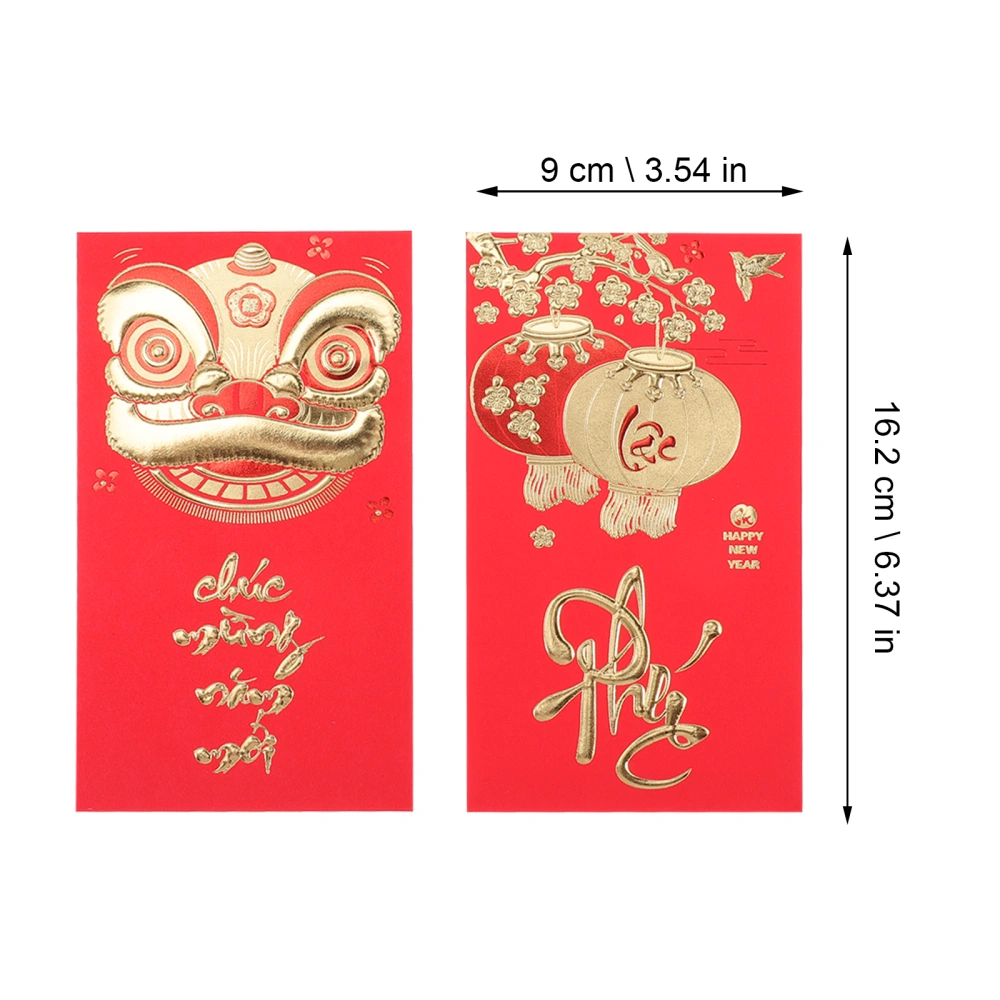 42pcs Red Envelopes Chinese Money Envelopes 2023 Rabbit New Year Party Supplies