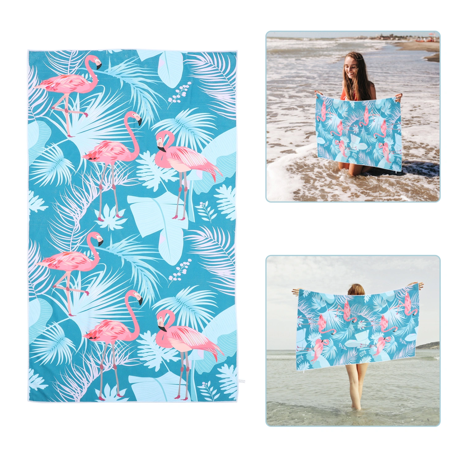 Microfiber Beach Towels Decorative Beach Towel Portable Bath Towel for Outdoors