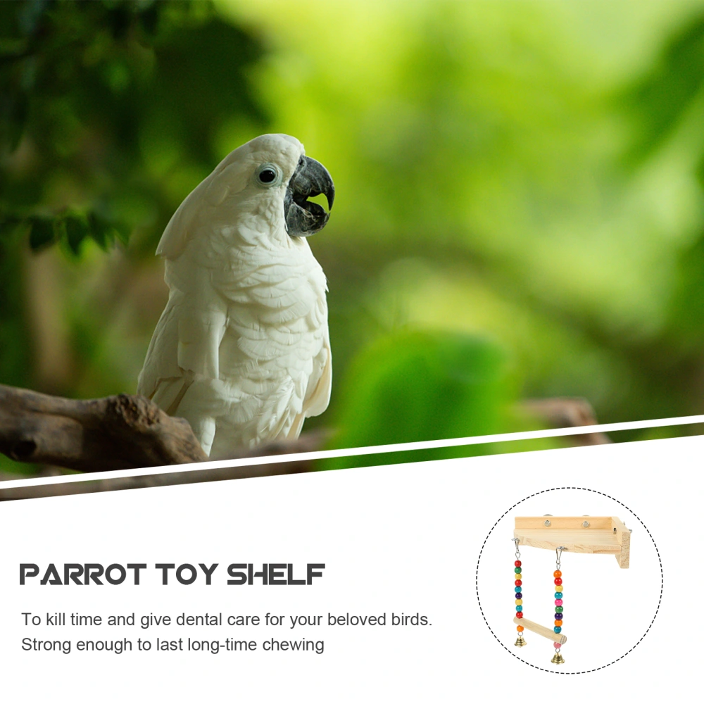 Parrot Supply Triangular Platform for Bird Parrot Swing Toy Parrot Cage Accessory Bird Parrot Toy