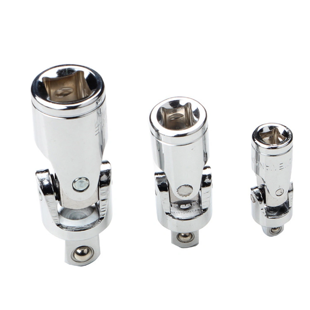 3pcs Socket Wrench Kit Accessories Crank Wrench Automobile Repair Wrench Connector (1/4 3/8 1/2)