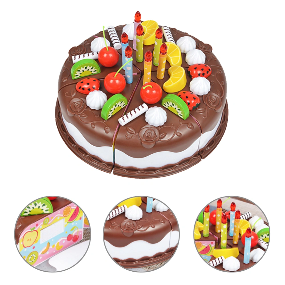 37pcs/Set Cutting Food Fruits Cake Cooking Educational Toys for Children