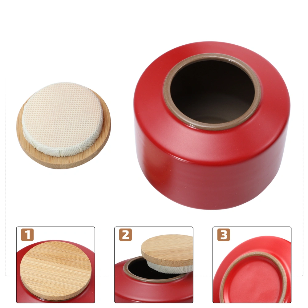 2Pcs Sealing Tea Canister Practical Tea Jar Sealing Food Container with Lid