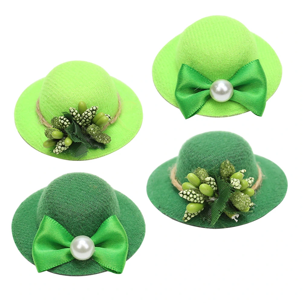 4Pcs St. Patrick's Day Theme Wine Bottle Caps Party Wine Bottle Decor Supplies