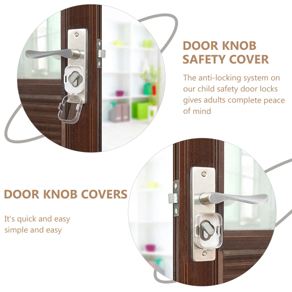 1pc Professional Door Knob Safety Cover Child Safety Proof Door Knob Covers