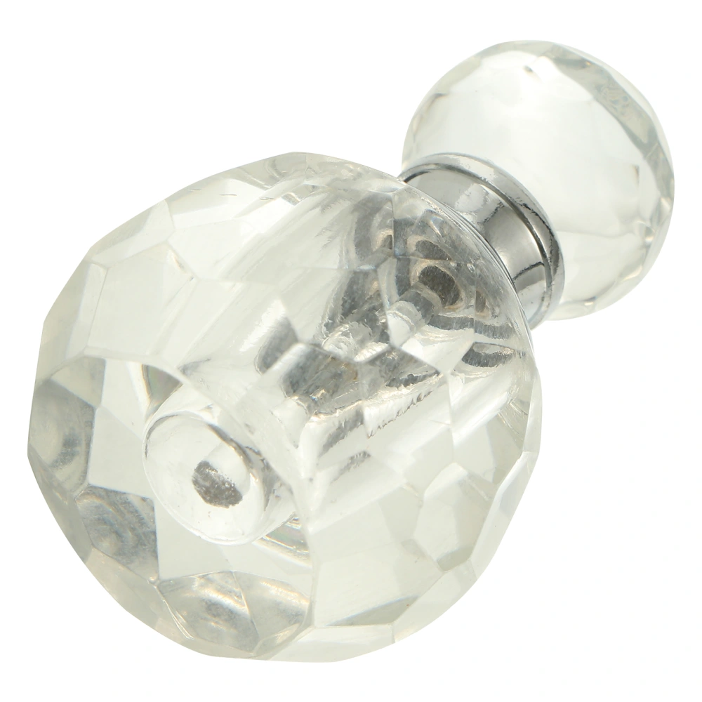 Faceted Perfume Bottles Refillable Crystal Bottle Perfume Transparent Container