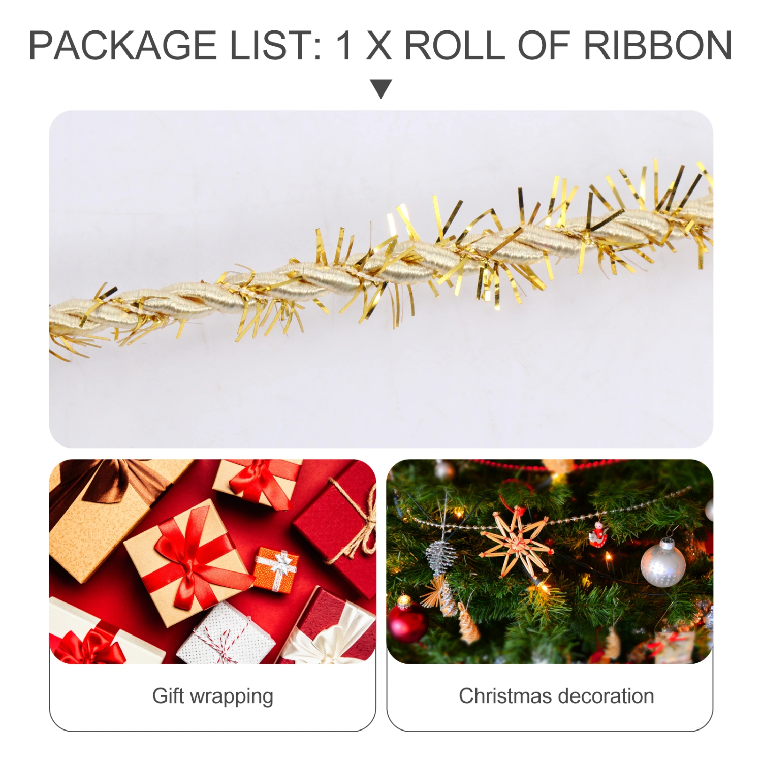 1 Roll of Polyester Wrapping Lanyard Decorative Packaging Ribbon Satin Webbing