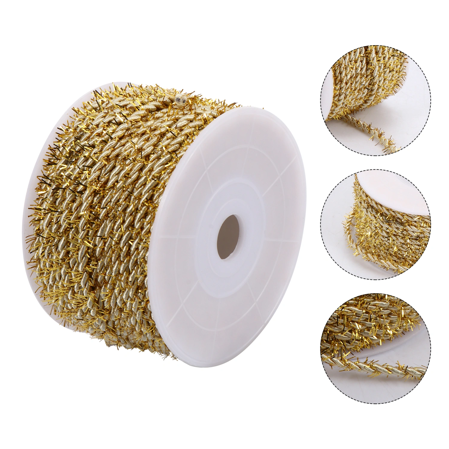 1 Roll of Polyester Wrapping Lanyard Decorative Packaging Ribbon Satin Webbing