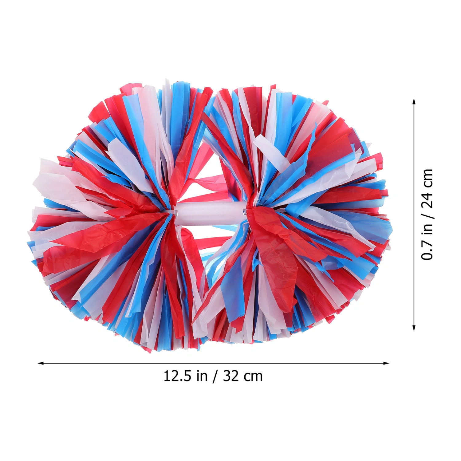 2Pcs Handheld Cheering Props Gymnastics Cheer Pompom Props for Sports Events