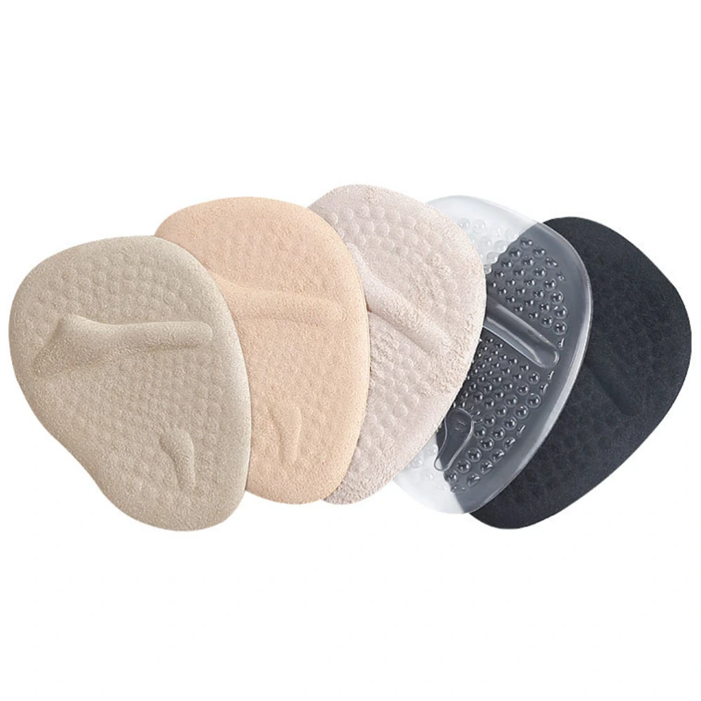 5 Pairs of Forefoot Pads Metatarsal Foot Cushions Half Insoles Shoe Filler