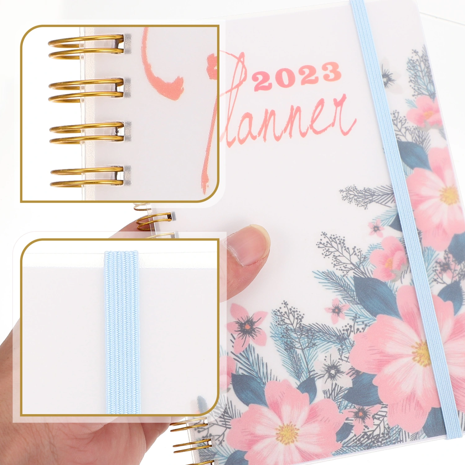 English Daily Planner Schedule Planning Book Thickened Spiral Notepad for Home