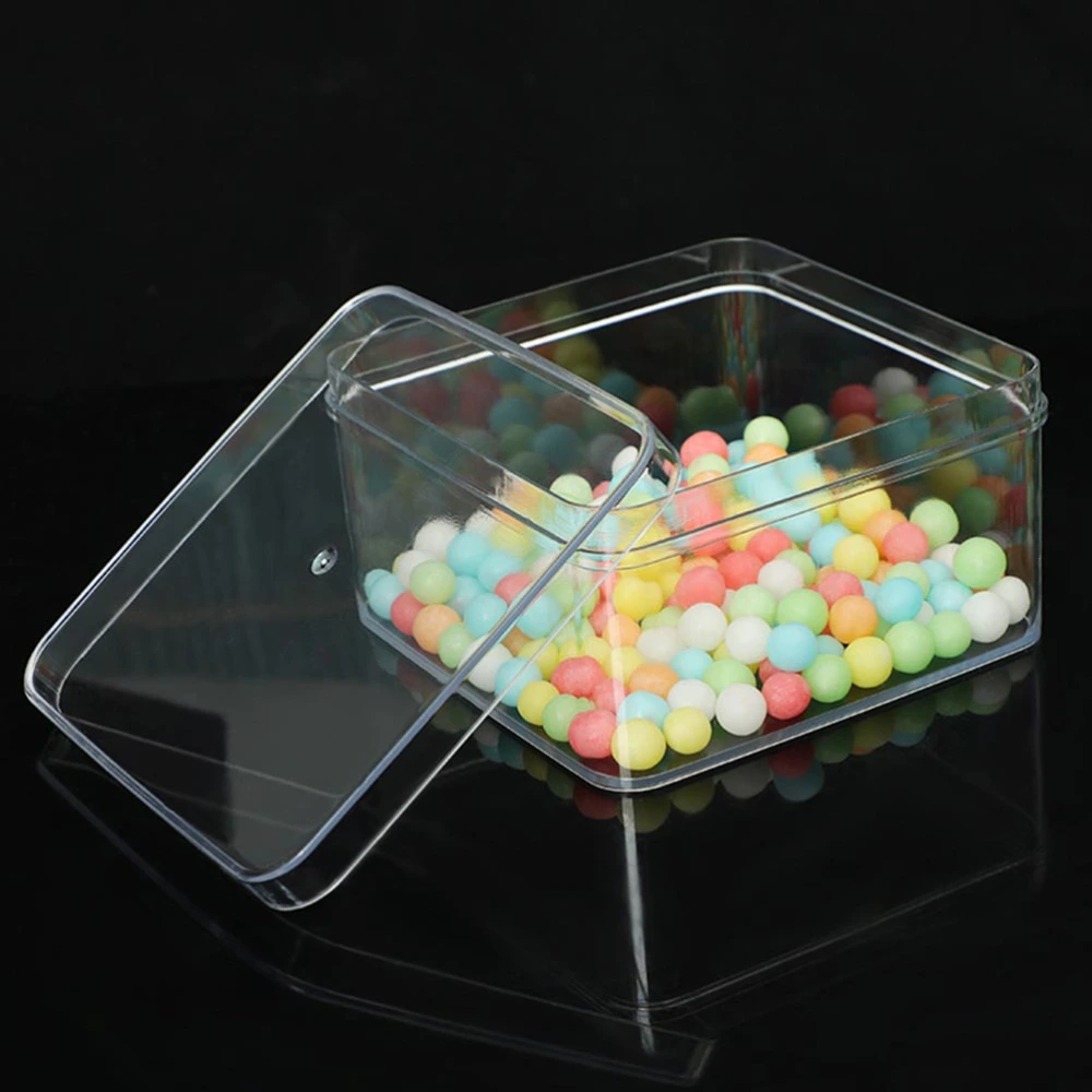 3pcs Portable Transparent Candy Box Box Biscuit Snack Cookies Storage Box