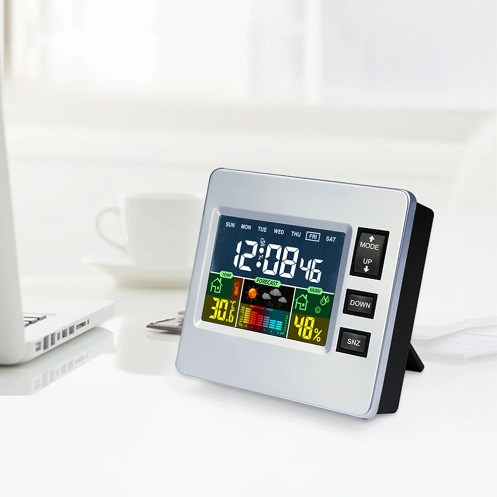 Digital Night Lights LED Desk Alarm Clock Luminous Clock Display Calendar Temperature