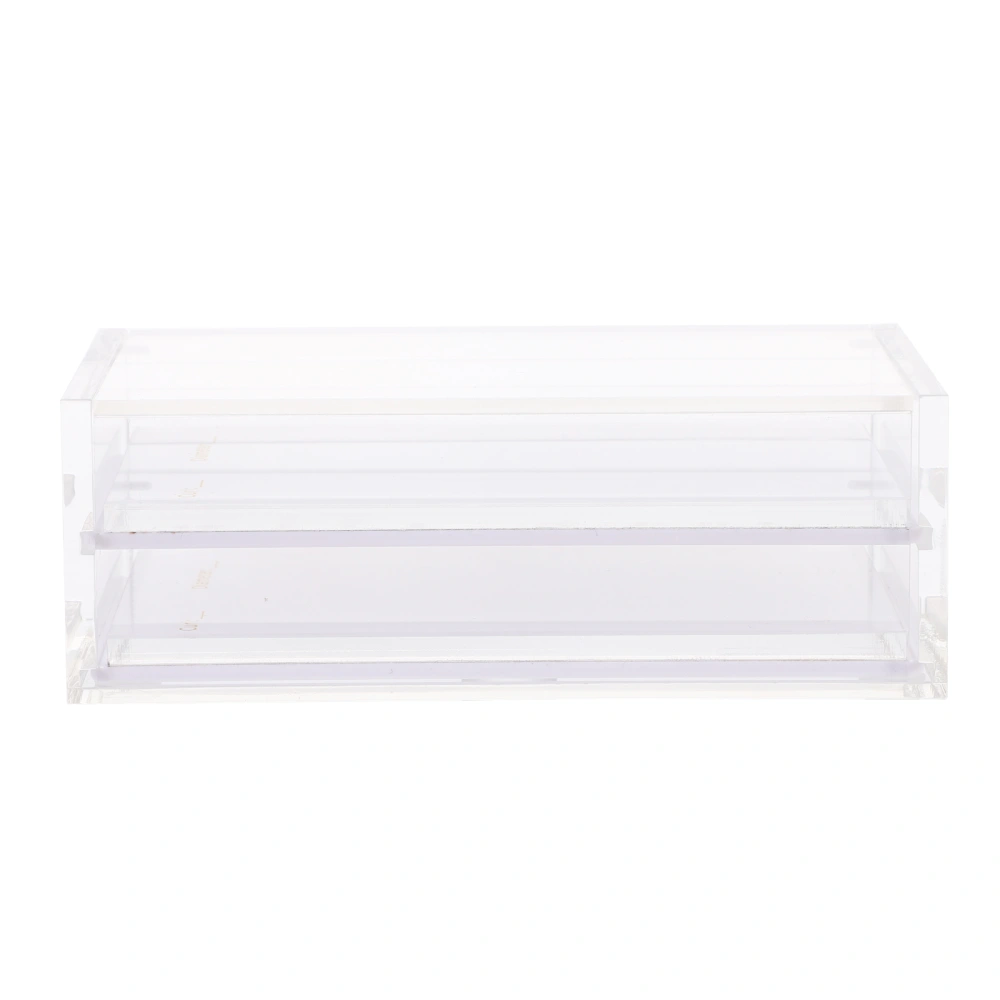 Acrylic Empty False Eyelash Packaging Box Female Fake Lashes Holding Case