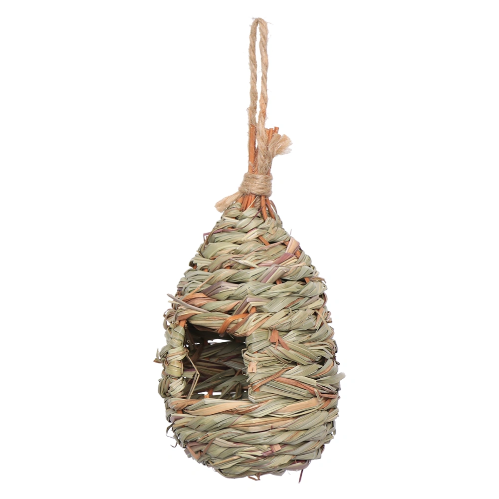 Natural Grass Woven Hanging Birdhouse Nest