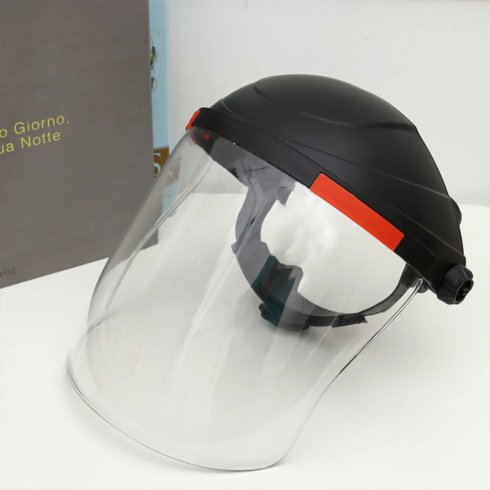 PC Face Mask Helmet Anti-Fog Face Protective Mask Anti-glare Welding Mask Face Guard Spittle-Proof Welding Helmet