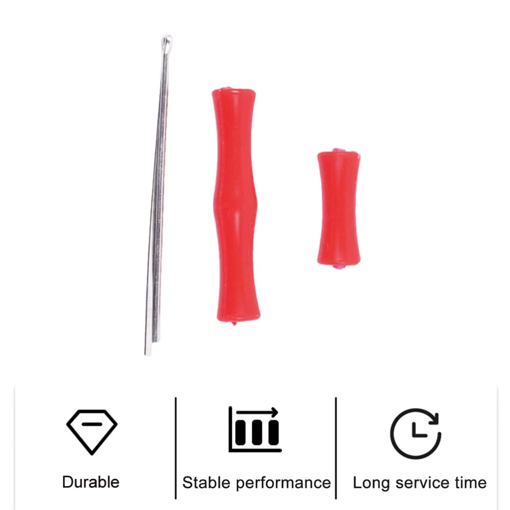 5 Sets Archery Finger Guards Bowstring Finger Protector Archery Hand Protective Accessory (Red)