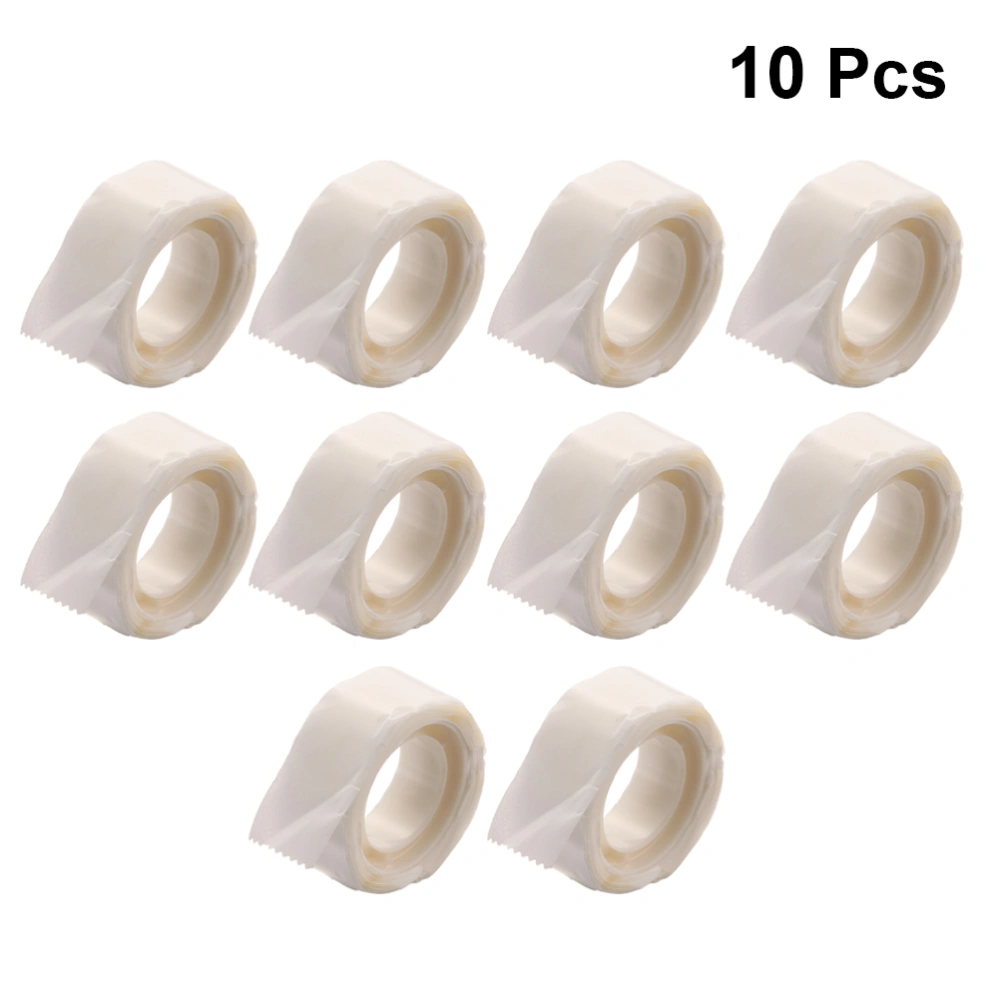 10 Rolls Glue Adhesive Points Tapes Transparent Traceless Balloon Stickers for Wedding Birthday Party (100 Dots/Roll)