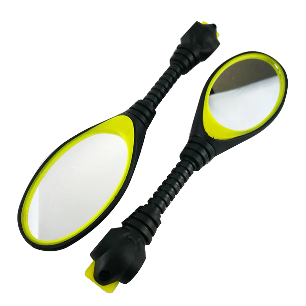 2pcs Rearview Mirrors Handlebar Flat Mirrors Rear Sight Mirror Bike Accesories