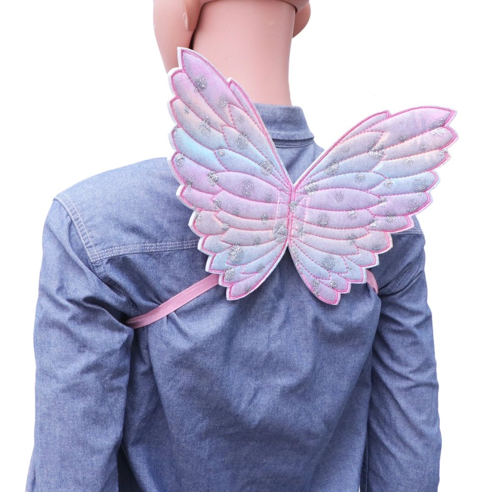 1pc Colorful Angel Wings Simulation Wings Performance Props Cosplay Supplies for Kids Children Girls