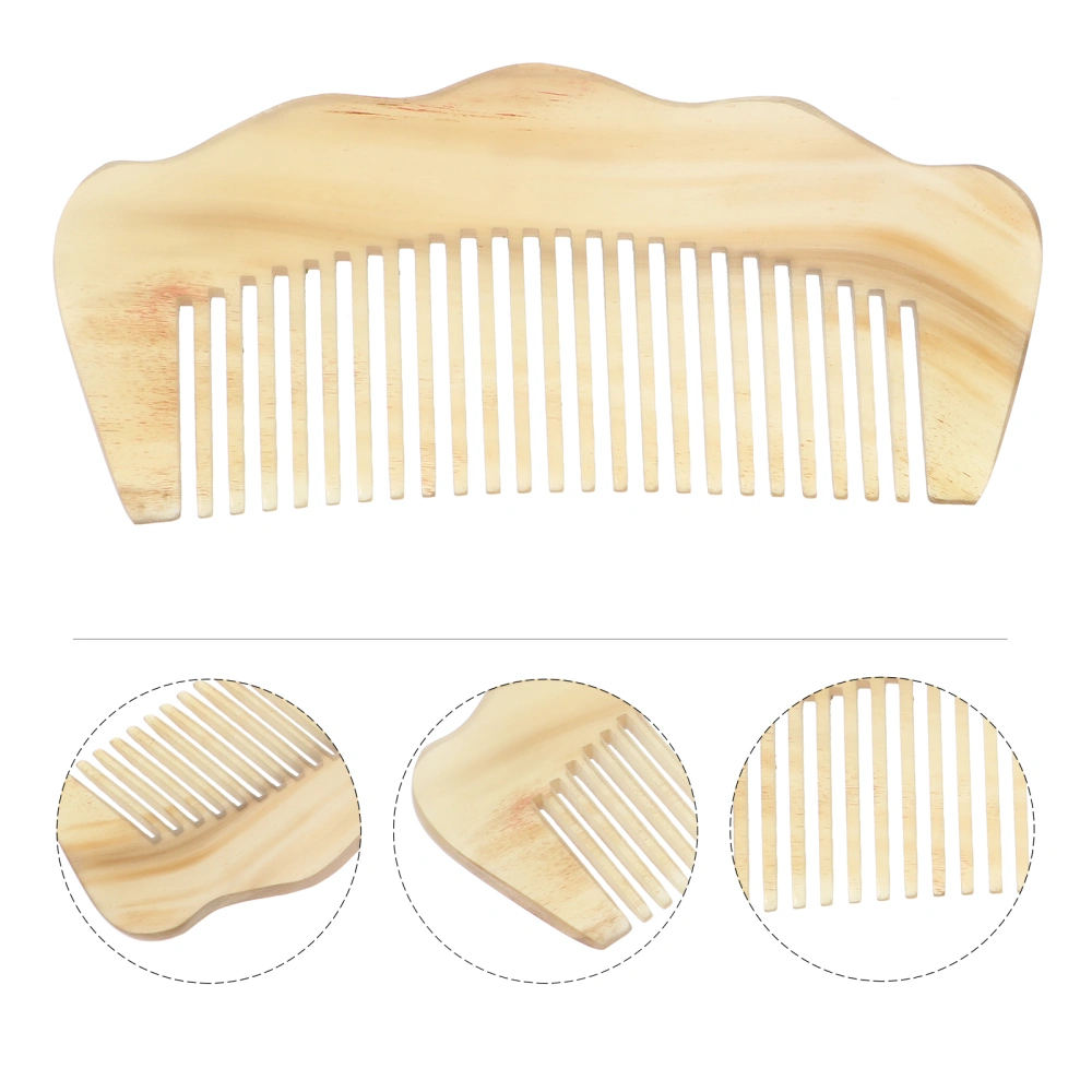 1Pc Creative Massage Comb Fine Teeth Comb Useful Hair Styling Horn Comb