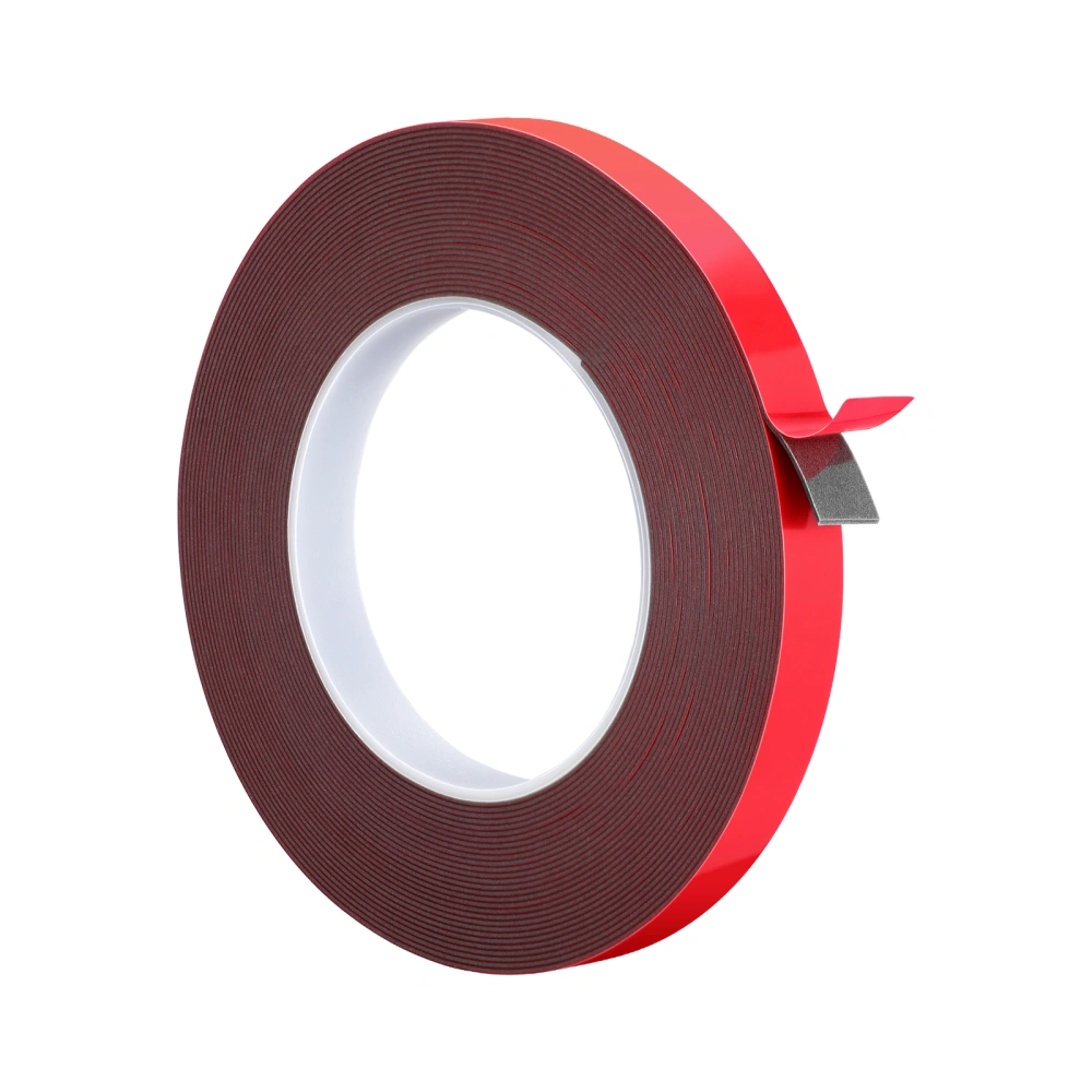 STOBOK 1 Roll 13mm x 10m Double Sided Mounting Tape Acrylic Adhesive Tape Multipurpose Super Strong Adhesive Tape (Red)