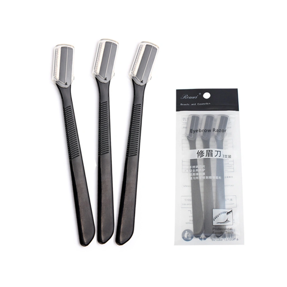 12Pcs Safety Eyebrow Trimmers Multi-function Eyebrow Razors Simple Eyebrow Shaver Makeup Accessories