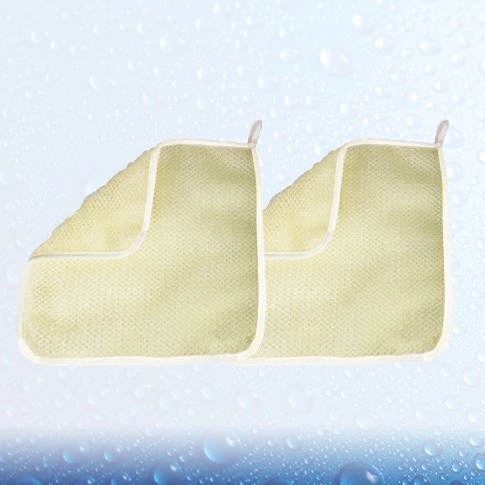 2Pcs Bathing Towel Body Washing Scrubber Exfoliating Bath Towel Wash Cleaning Tool